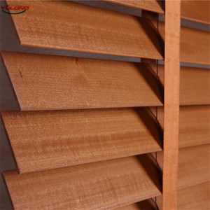 Accessoire moderne et élégant de 50mm à lattes de <span class=keywords><strong>bois</strong></span> pour stores de fenêtre avec ruban, design haut de gamme pour la décoration intérieure - Product Image 3
