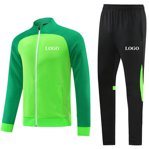 थालेंड गुणवत्ता फुटबॉल ट्रैक सूट कस्टम जर्सी प्रशिक्षण फुटबॉल सूट काले खेल सॉकर जैकेट वर्दी - Product Image 6