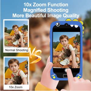 Téléphone Intelligent Haute Qualité pour Enfants, Écran Tactile IPS de 4 Pouces, Double Caméra HD CMOS, Jouet MP3 pour Garçons, Filles et Tout-Petits, Apprentissage Amusant - Product Image 6