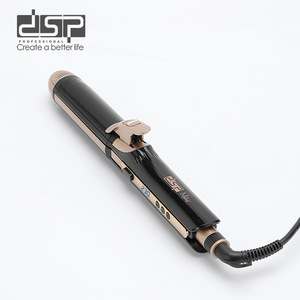 Plancha de pelo Dsp Multi Styler con placas de cerámica para alisar y rizar, con pantalla LCD y temperatura ajustable para uso doméstico. - Product Image 3