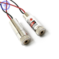 Laser rouge Diode avec pilote, Module croisé 5mw 3-5v 650nm couleur rouge