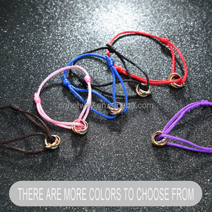 2023 all'ingrosso anello in acciaio inossidabile intrecciato bracciale in corda moda coppia <span class=keywords><strong>accessori</strong></span> personalizzati per bracciali per uomo donna - Product Image 5