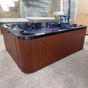 Tốt nhất ngoài trời thủy liệu pháp hồ bơi 8-người bồn tắm nước nóng bởi thương hiệu hàng đầu bồn tắm Spa xoáy nước với massage cho vườn hoặc phòng tắm sử dụng - Product Image 2