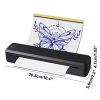 Nouvelle Imprimante Thermique Portable A4 Sans Encre 2026 pour Pochoirs de Tatouage, Mini Imprimante Sans Fil pour Domicile, Bureau et Start-up