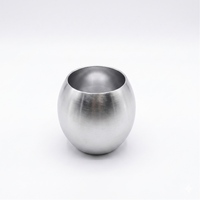 Verres personnalisés de 19 oz pour soda, café, vin, whisky, cola, en forme d'œuf, en aluminium, pour boissons glacées et cocktails.