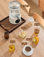 Bouilloire Électrique Multifonctionnelle 4L en Verre, Contrôlée par Ordinateur, avec Arrêt Automatique, Conception Séparée, Idéale pour Hôtels