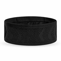 Ceinture de course en polyester tricoté noire taille M avec rangement enveloppant, toutes saisons, personnalisable