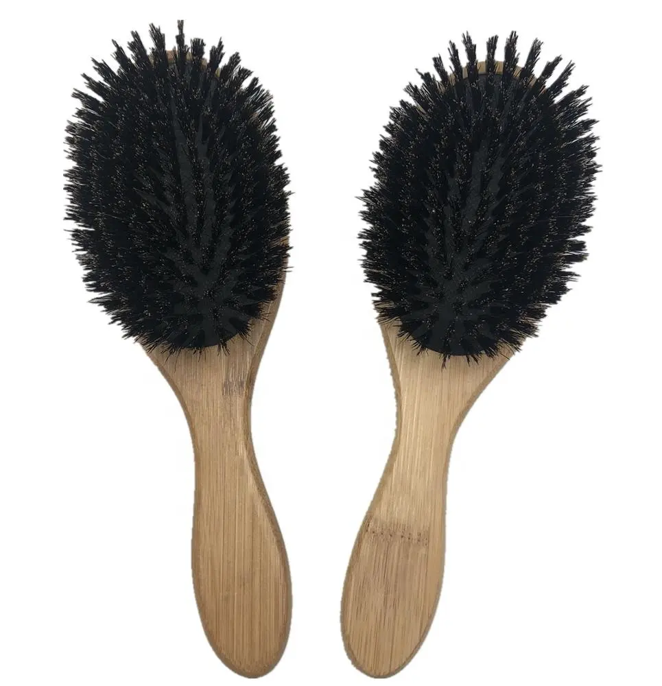 Hair Brush Design Wholesale Bamboo Hair Brush With Boars Bristles