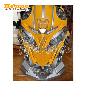 Casco Detallado de <span class=keywords><strong>Bumblebee</strong></span> de <span class=keywords><strong>Transformers</strong></span> para Disfraz de Halloween, con Efectos de Sonido y Luz, Ideal para Fiestas de Anime - Product Image 2