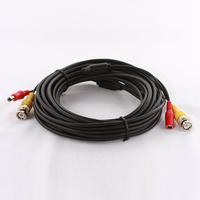 Cable Bnd Dc prefabricado 50 pies 100 pies 150 pies 200 pies 1000 pies Cable CCTV con audio