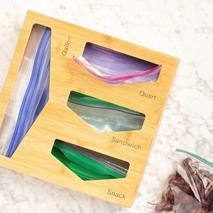Custom-made cross-border food bag <b>storage</b> <b>boxes</b>, multi-functional <b>kitchen</b> drawer <b>storage</b> <b>boxes</b>, <b>storage</b> bag brackets, and - Product Image 2