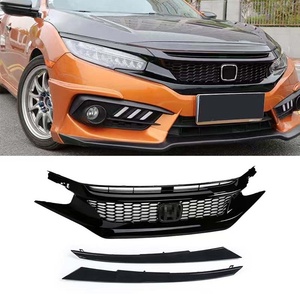 Welta Nouvelle calandre de pare-chocs avant style sport, remplacement en plastique ABS+PP noir brillant, fixation par boulons, ajustement parfait à 100 % pour la 10e génération - Product Image 1