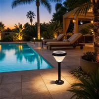 Lampe solaire de jardin amovible Sanle HYD01, télécommandée, IP66, 2700K-6000K, dimmable, SMD 2835, plastique ABS, 0,5 kg, garantie 2 ans