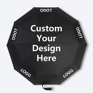 Factory Direct Selling Logo Cheap High Quality Compact Auto Custom Uv Protection Rainproof Foldable <b>Umbrella</b> - Product Image 4