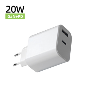 ปลั๊กมาตรฐานยุโรป EU ได้รับการรับรองมาตรฐาน CE Rohs ที่ชาร์จเร็วพิเศษ PD 20W QC3 หลายพอร์ต 1C1A สำหรับซัมซุง แบบพกพา จากโรงงาน - Product Image 1
