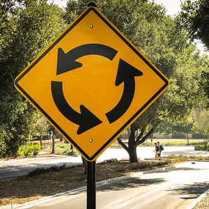 Plaque en aluminium m Film réfléchissant de qualité ingénieur <span class=keywords><strong>Panneau</strong></span> d'avertissement de sécurité Taille personnalisée <span class=keywords><strong>Panneau</strong></span> <span class=keywords><strong>rond</strong></span> - Product Image 6