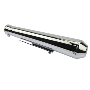 Silencieux d'Échappement de Moto Vintage Noir pour <span class=keywords><strong>Harley</strong></span> Chopper Cruiser <span class=keywords><strong>Scrambler</strong></span> 1-5/8 "1-1/2" 1-7/16" - Product Image 5