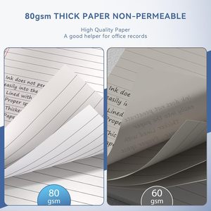 B6 Blocs-notes juridiques personnalisés Bloc-notes ligné double face imprimé 30 feuilles Petits blocs-notes perforés Bloc-notes promotionnel Double face - Product Image 4