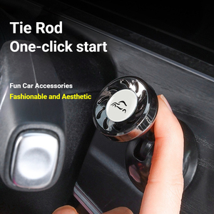 Aikun – Levier de démarrage à un bouton en alliage massif, couvercle décoratif d'aromathérapie, modification de voiture, boule de joystick naturelle - Product Image 3