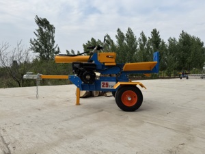 Machinerie forestière : Fendeuse de bûches mobile hydraulique, électrique, <span class=keywords><strong>à</strong></span> essence ou diesel, <span class=keywords><strong>tractée</strong></span> par tracteurs de 8t, 12t, 20t, 25t, 30t, 50t - Product Image 2