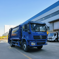 Nouveau camion compacteur hydraulique diesel manuel Shacman M3000 de 15 mètres cubes pour le transport urbain de déchets, modèle 2026