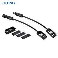 Boîtier de jonction solaire LIFENG ML06A 1500V 20A 25A 30A IP68 PPO pour câbles de panneaux solaires 4mm² et 6mm²