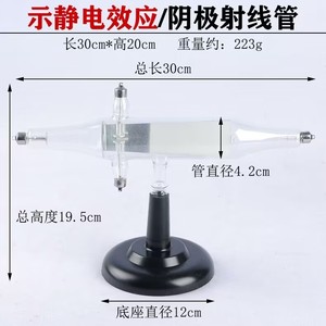Tubo de rayos catódicos, tubo de inductancia directa, tubo de efecto magnético, tubo de efecto mecánico, tubo de desviación electrostática, física - Product Image 3