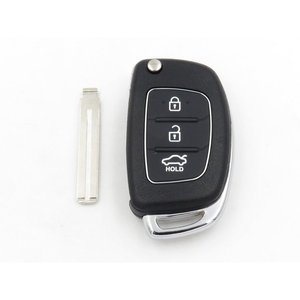Per Hyundai I20 I30 Ix20 Ix35 Ix45 Smart Key Shell con 3 pulsanti e TOY48 Blade batteria su circuito stampato senza Transponder