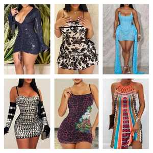 Vestido Usado con Volantes, Nuevo para el Verano 2024, Vestido Usado para Mujer, Stock de Ropa Usada al por Mayor - Product Image 2