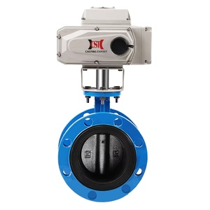 Válvula de Mariposa Eléctrica Tipo Wafer con Control Inteligente, Impermeable IP67, AC220V DC24V, para Sistemas de Riego Agrícola - Product Image 1