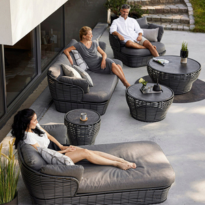 Villa Courtyard Garden Outdoor Wasserdicht und Sonnenschutz Rattan Hotel Homes tay Freizeit Rattan Stuhl Outdoor <span class=keywords><strong>Sofa</strong></span> Kombination - Product Image 1