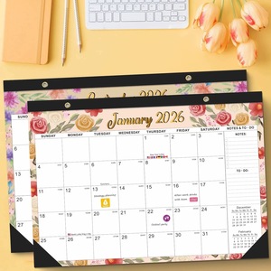 Lịch bàn <span class=keywords><strong>2025</strong></span> 2026 18 tháng kế hoạch hàng tháng với danh sách việc cần làm ghi chú vật liệu giấy cho văn phòng tại nhà sử dụng khung ảnh kép - Product Image 6