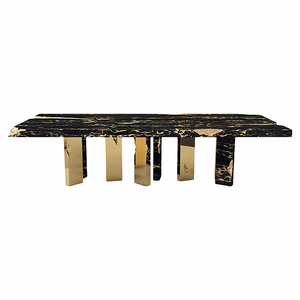 Sillas de Comedor Modernas de Lujo Furnistyle a Precio de Fábrica, <span class=keywords><strong>Muebles</strong></span> para el Hogar de Alta Calidad en Terciopelo y Metal Dorado, Garantía de 3 Años, para Hogar y Hotel - Product Image 4