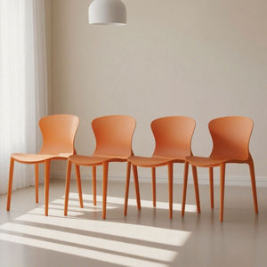 Contemporary PP Plastic <b>Chair</b> Lightweight Stackable <b>Dining</b> <b>Chair</b> for Commercial Use - Product Image 4