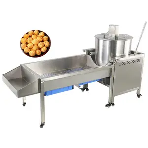 Máquina de fabricação de popper para gás comercial, baixo preço, máquina de fabricação de popcorn aromatizada/popular, formato redondo