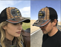 Gorra de Béisbol Unisex de 6 Paneles con Logotipo Metálico 3D, Estampado en Serigrafía, de Poliéster/Algodón, con Cierre a Presión, para Pesca, Playa, Estilo Denim