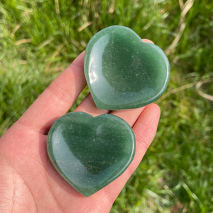 Cuenco de Corazón de Aventurina Verde, Cristal Natural Tallado a Mano, Colección de Decoración para el Hogar con Propiedades Curativas - Product Image 3