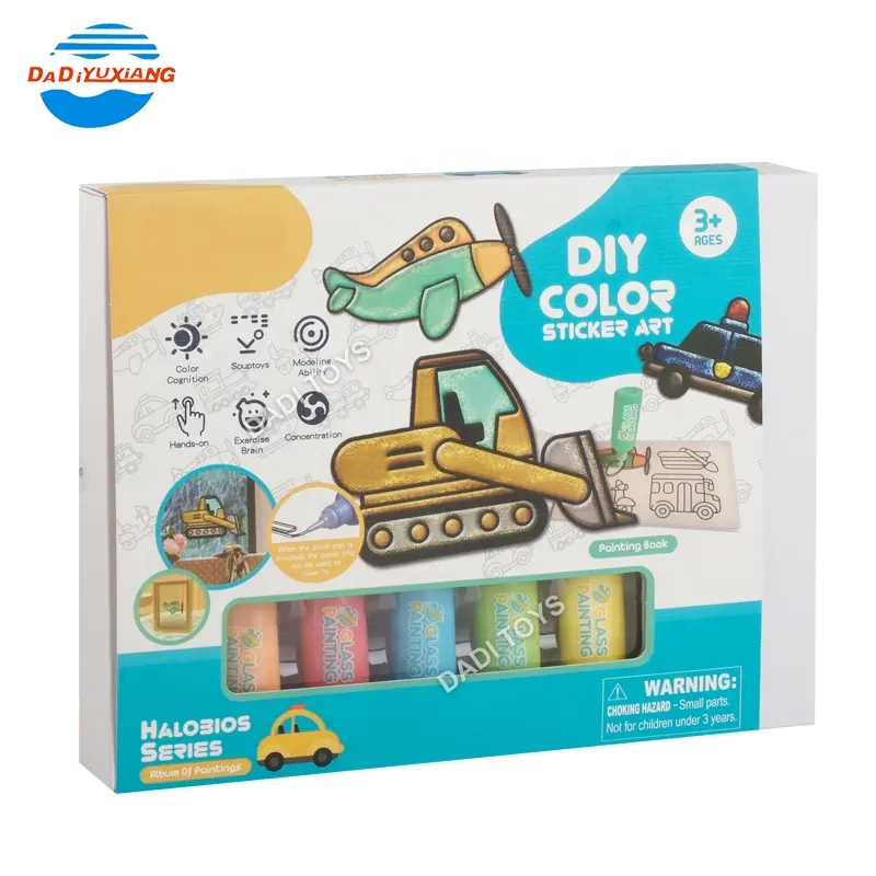 2023 Hot Sell Educational Kits Colorful Pigment Marbling Paint Art Kit Kids Toys