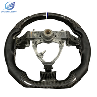 Volant de direction en cuir noir de haute qualité adapté à l'FJ Cruiser 2007-2019, volant sport en fibre de carbone véritable