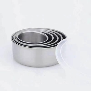 Juego de 5 Recipientes Redondos de Acero Inoxidable para Alimentos, Aptos para Microondas, para Picnic, Sellados, para Mantener la Comida Fresca, Accesorios de Cocina - Product Image 3