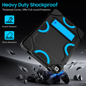 Đen + Xanh Heavy Duty chống sốc gồ ghề bảo vệ trường hợp đối với Galaxy Tab A9 cộng với 11 "<span class=keywords><strong>Samsung</strong></span> Máy tính bảng X210/x216/x218 - Product Image 5