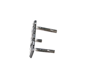 Logo in metallo piastra produttori di alluminio personalizzato taglio diamante con note a piè di pagina etichetta in metallo - Product Image 3