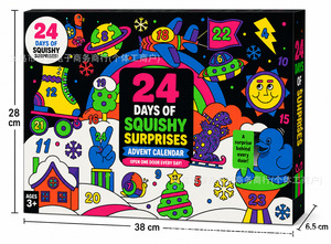 <span class=keywords><strong>Calendario</strong></span> <span class=keywords><strong>de</strong></span> <span class=keywords><strong>Adviento</strong></span> NeeDoh Squishmas 2026: Figuras Squishy Sorpresa - Product Image 3
