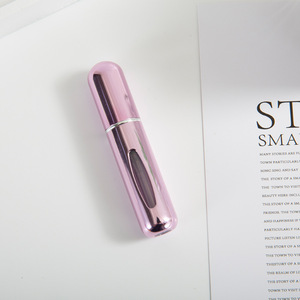 Mini atomiseur en aluminium de 5 ml, flacon pulvérisateur de voyage vide rechargeable, pulvérisation fine pour huiles essentielles, soins de la peau - Product Image 1