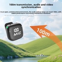 Neues MIC3 Dynamisches Kabelloses Lavaliermikrofon mit KI-Geräuschunterdrückung für Type-C/Port, 20Hz-20KHz Frequenzgang für Outdoor-Live-Aufnahmen