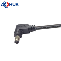 Prise rapide d'angle M11 Mâle Femelle 20 22 24 AWG 30 50 CM 2.1 2.5 Connecteur coudé DC 12V 24V