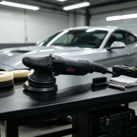 Polisseuse orbitale aléatoire DA à vitesse variable pour voiture, machine de polissage électrique pour la correction de la peinture automobile et le detailing automobile
