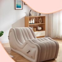 Canapé gonflable moderne Highwin 170CM avec pompe à air automatique, mobilier pour couples, jouets sexuels pour adultes, salon extérieur