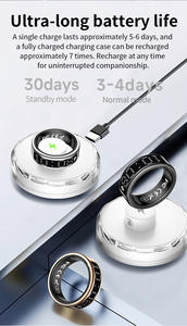 Bague connectée <span class=keywords><strong>de</strong></span> suivi <span class=keywords><strong>de</strong></span> santé pour le comptage du rythme cardiaque, <span class=keywords><strong>de</strong></span> la saturation en oxygène, du sommeil, <span class=keywords><strong>de</strong></span> l'exercice et <span class=keywords><strong>de</strong></span> la variabilité <span class=keywords><strong>de</strong></span> la fréquence cardiaque - Modèle 2026 - Product Image 5