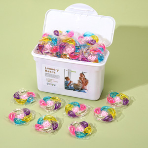 Cápsulas de Lavandería Ecológicas Cinco en Uno con Aroma Duradero, Paquete Familiar de 5 Cavidades con Enzimas Concentradas - Product Image 1